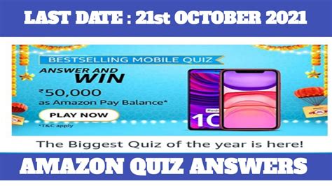amazon quiz answers today 50,000|Amazon quiz answers today, April 9 2020: Amazon ₹50,000 .